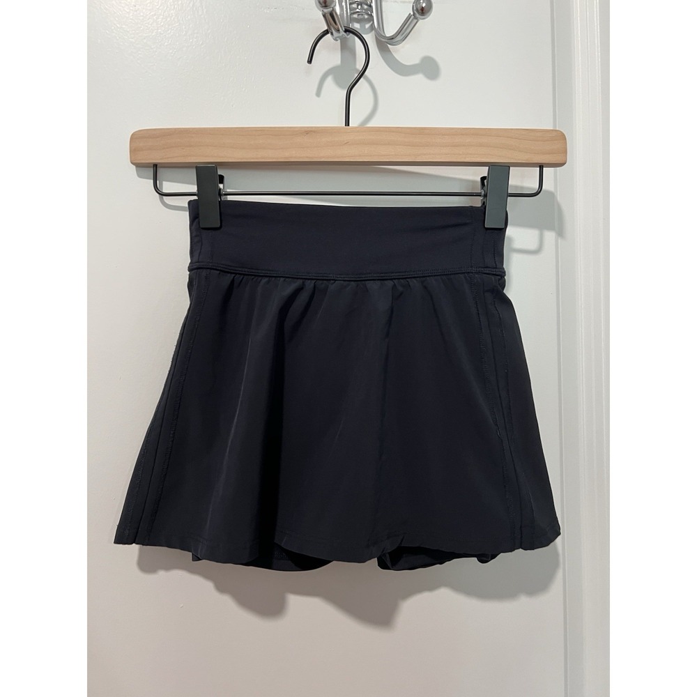 90 Degree By Reflex Girls Athletic‎ Skirt Size Small (7-8) Navy Blue Tennis